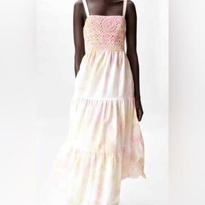 Zara womens maxi dress
